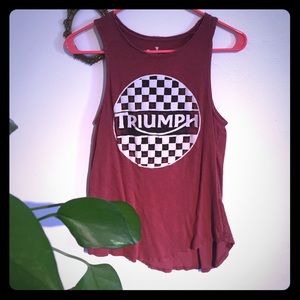 Lucky brand triumph rust colored shirt size Xs